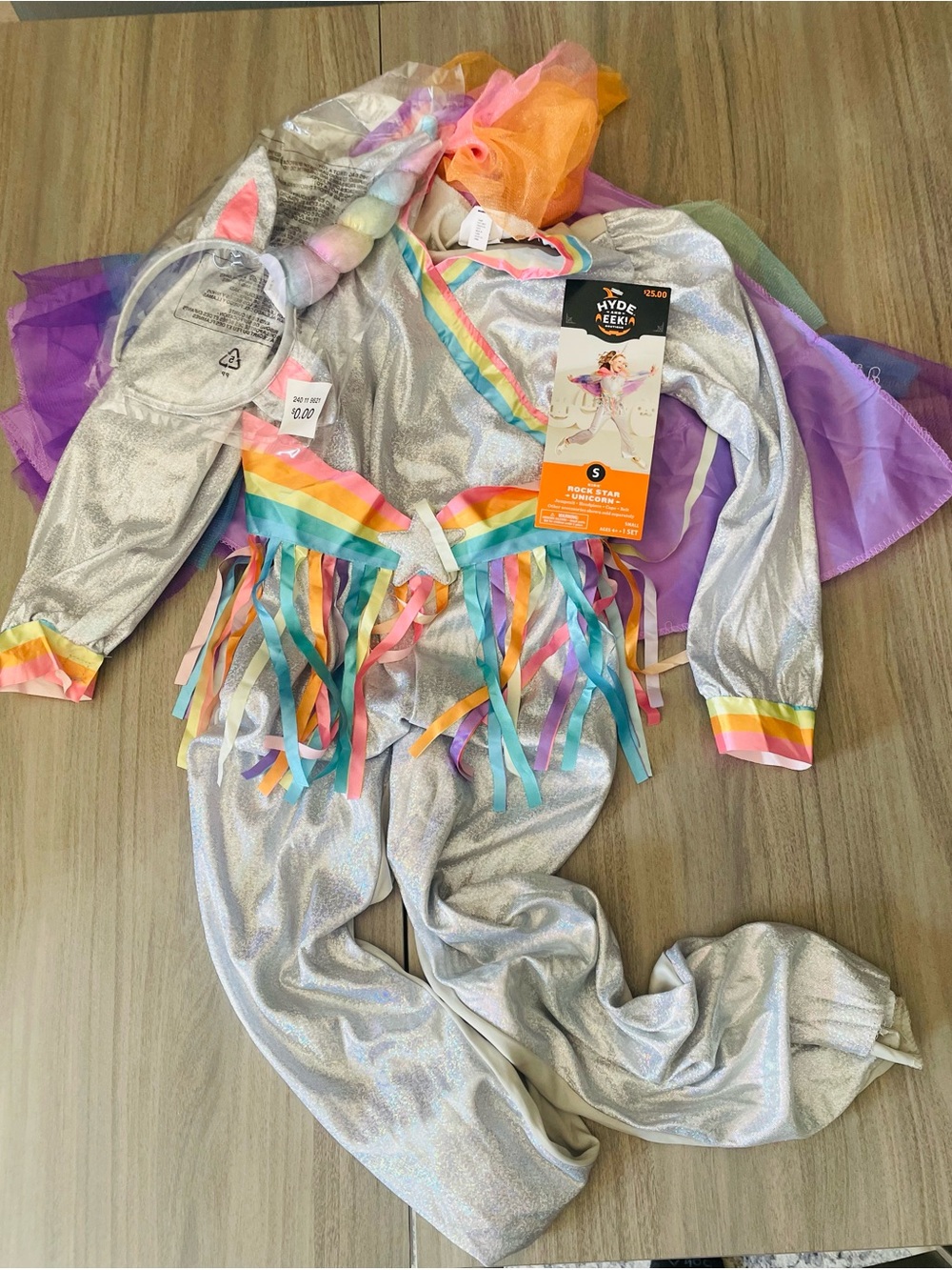 Hyde & Eek! Boutique Kids Rockstar Unicorn Costume – Size Small (6/7)